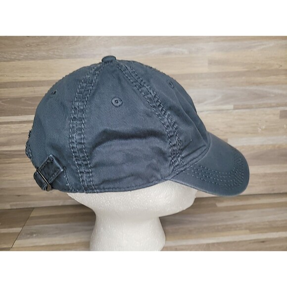 Life Is Good Distressed Gray Women's Adjustable Strap Back Dad‎ Hat Side Heart - Picture 5 of 8